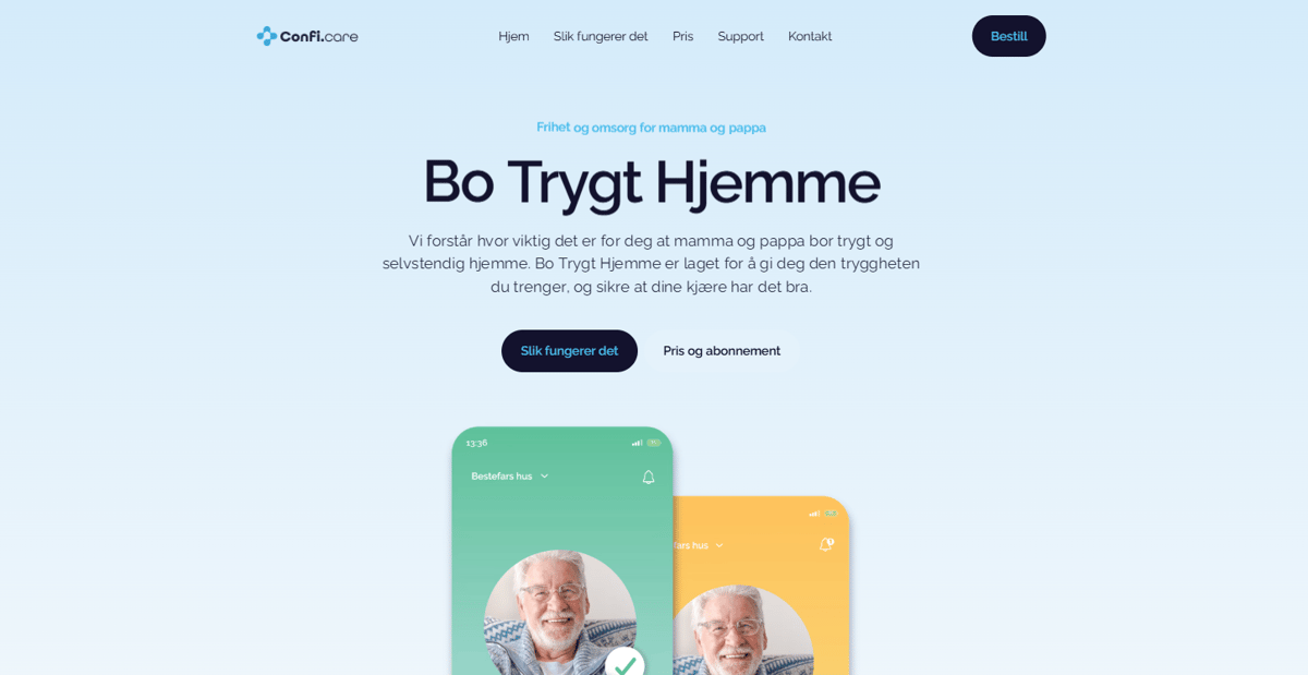 Bo Trygt Hjemme fra Confi.care