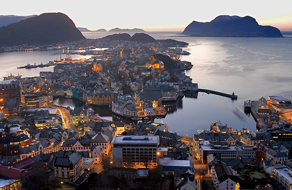 Fra Ålesund, der kommunen bruker TelluVision